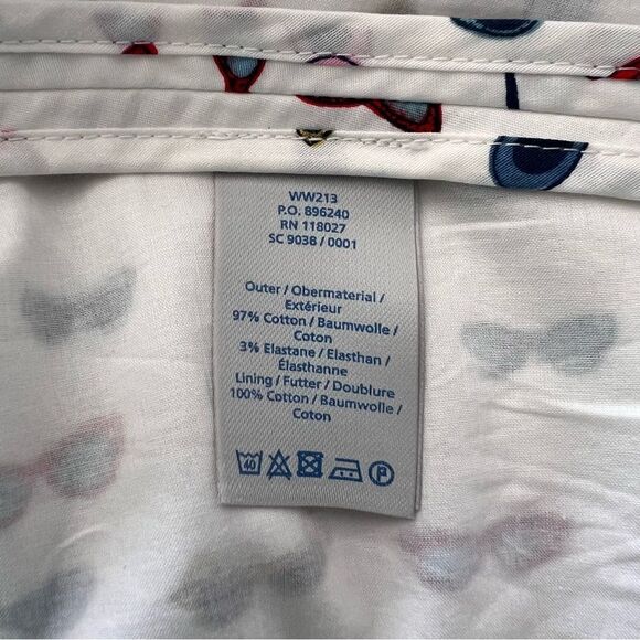 BODEN Midi Faux Wrap Lara Printed In Sunglasses Chic Dress Size 4L - Picture 11 of 11